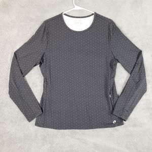 Hang Ten Shirt Rash Guard Womens Large Pocket Surfing Surfboarding Beach